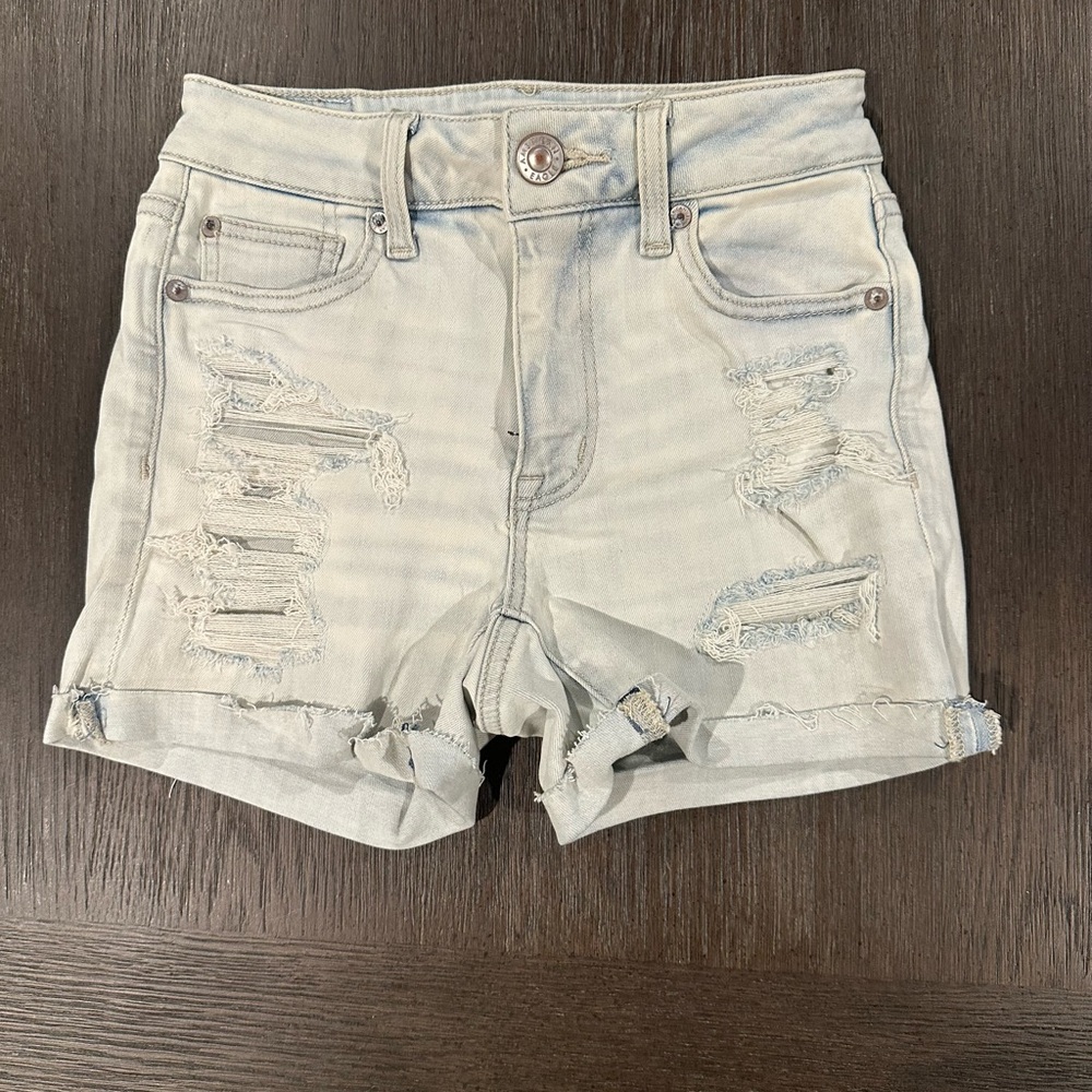 Light Wash American Eagle Jean Shorts